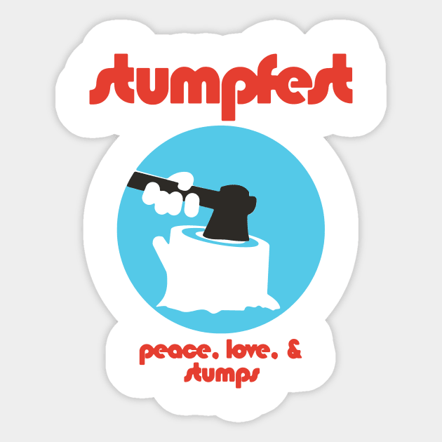 Stumpfest Festival Sticker by CaptHarHar